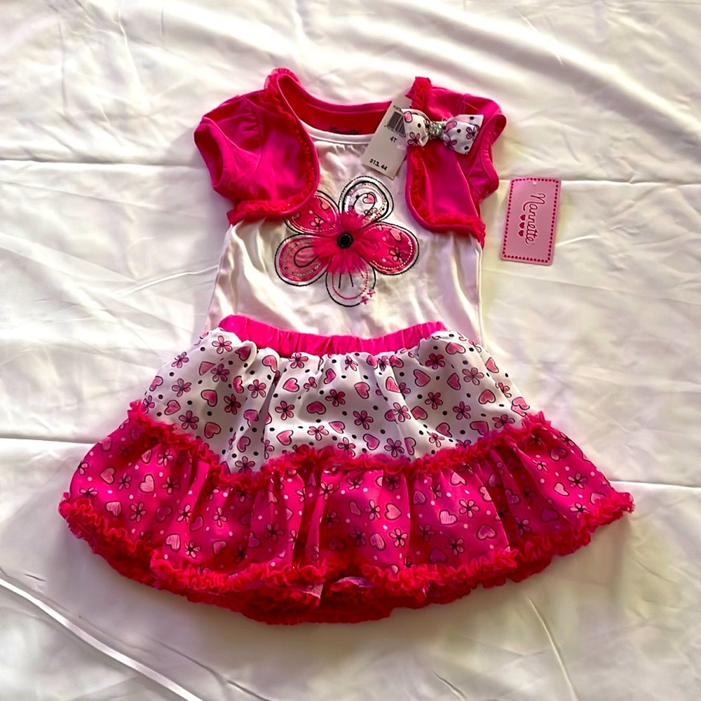 Nanette pink skirt set
